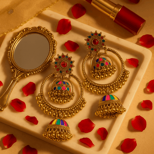 Gulposh Jhumkas-Multi