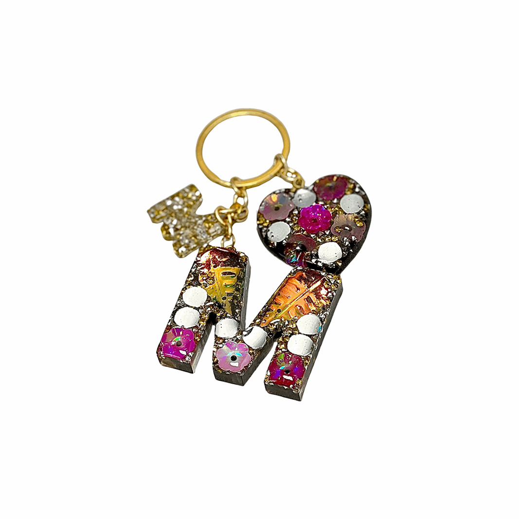 M Keychain – BR CRAFTS