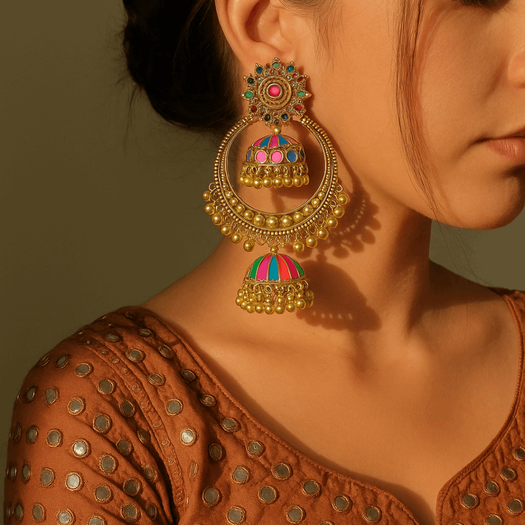 Gulposh Jhumkas-Multi