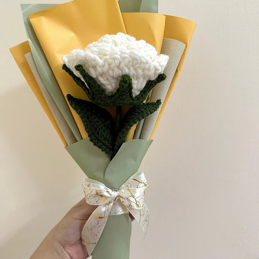 Golden Bloom Crochet Flower 💛