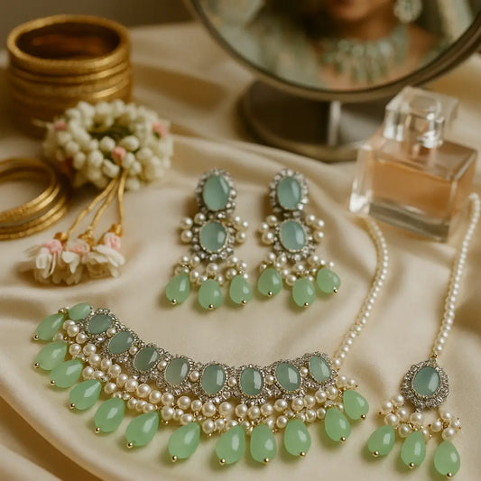 Emerald Gemstone set