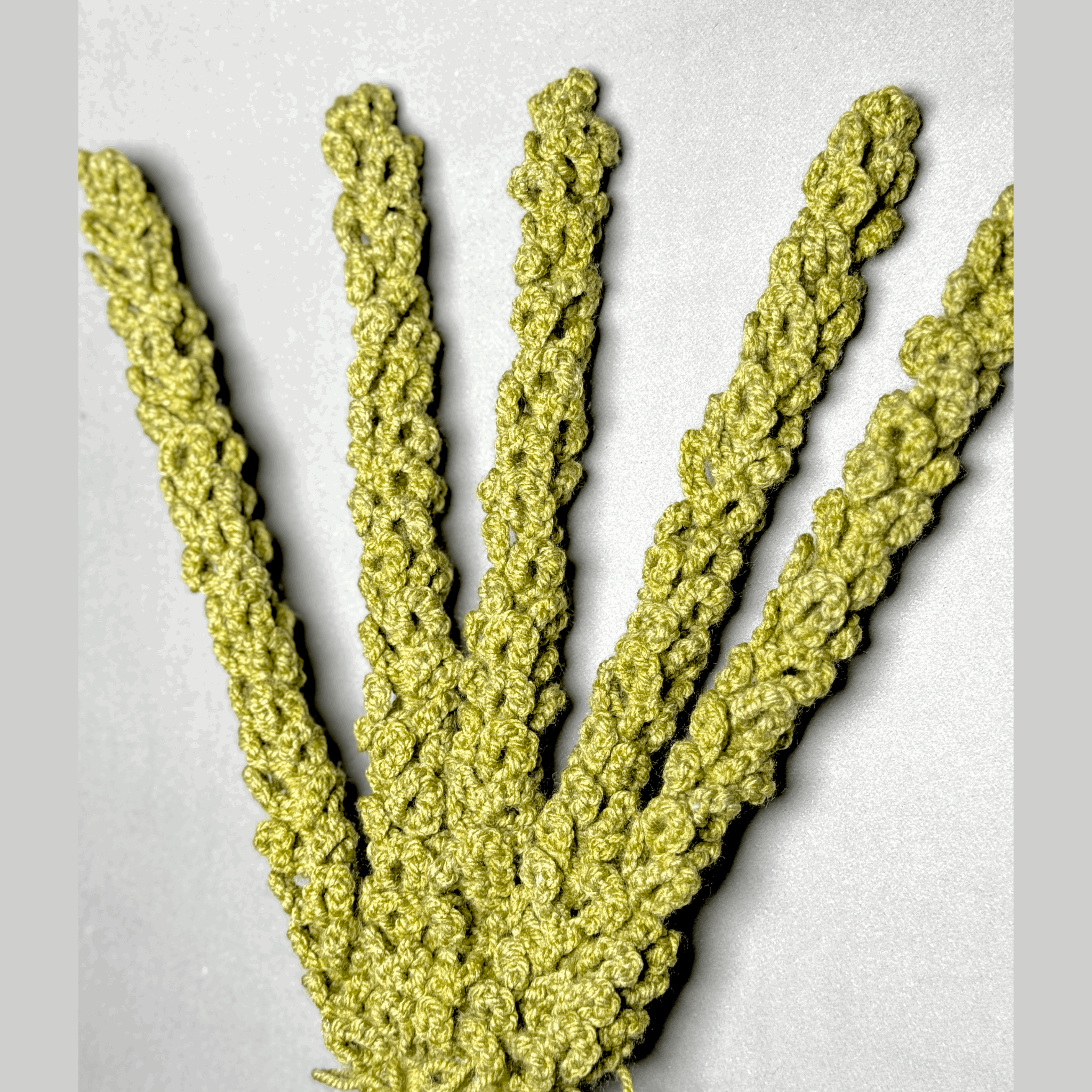 Crochet Olive Green Sticks