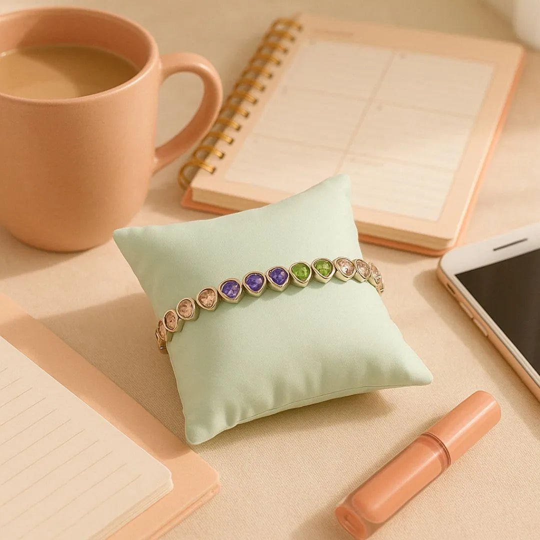 Gemstone Delight Bracelet – A Touch of Magic in Every Stone - BR CRAFTS