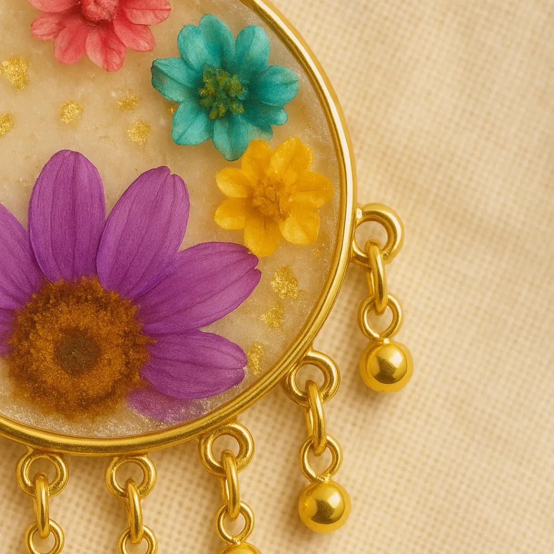 Serene Bloom Jhumkas - BR CRAFTS