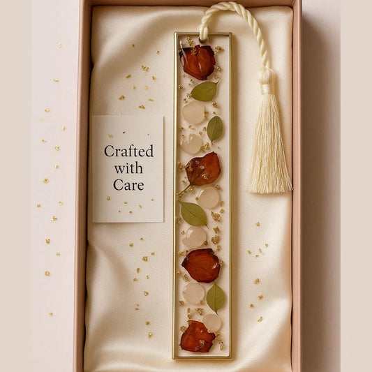 Autumn Leaves Resin Bookmark