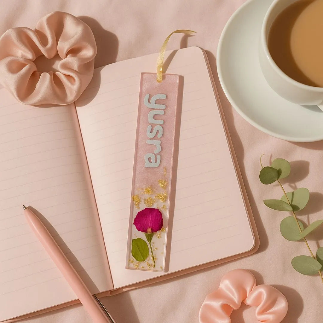 Resin Bookmark with Real Ferns