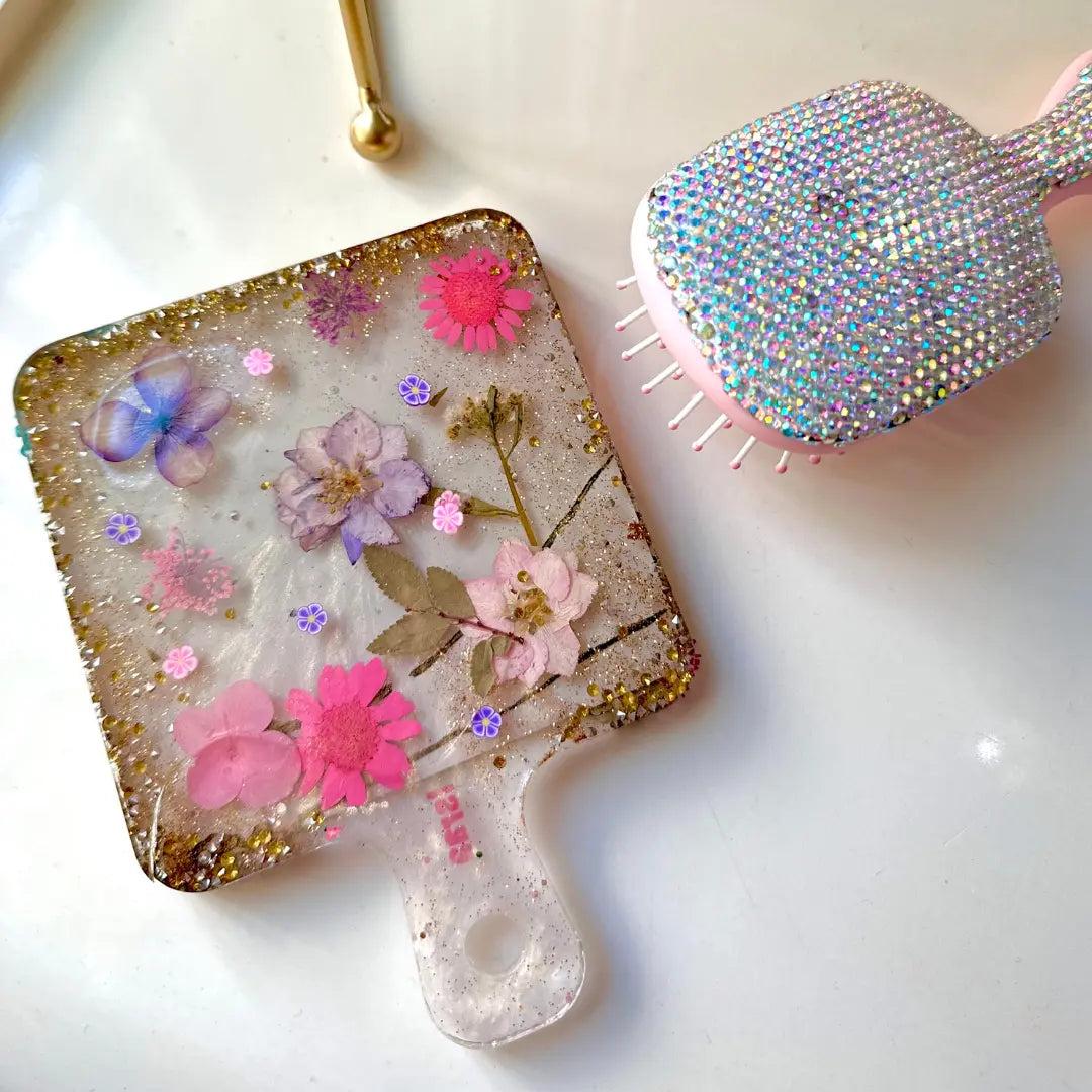 Flower Resin Mirror