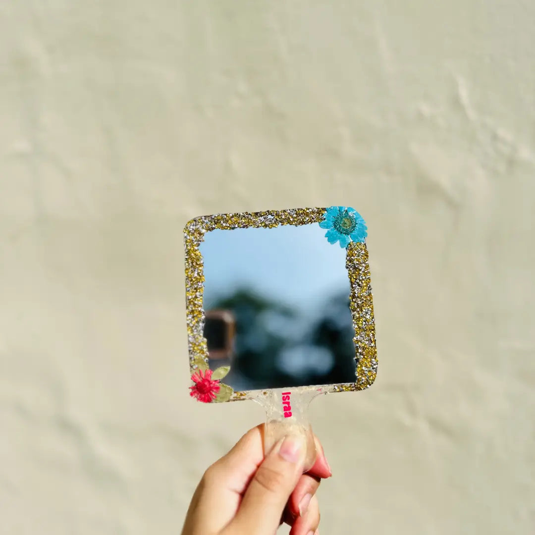 Flower Resin Mirror