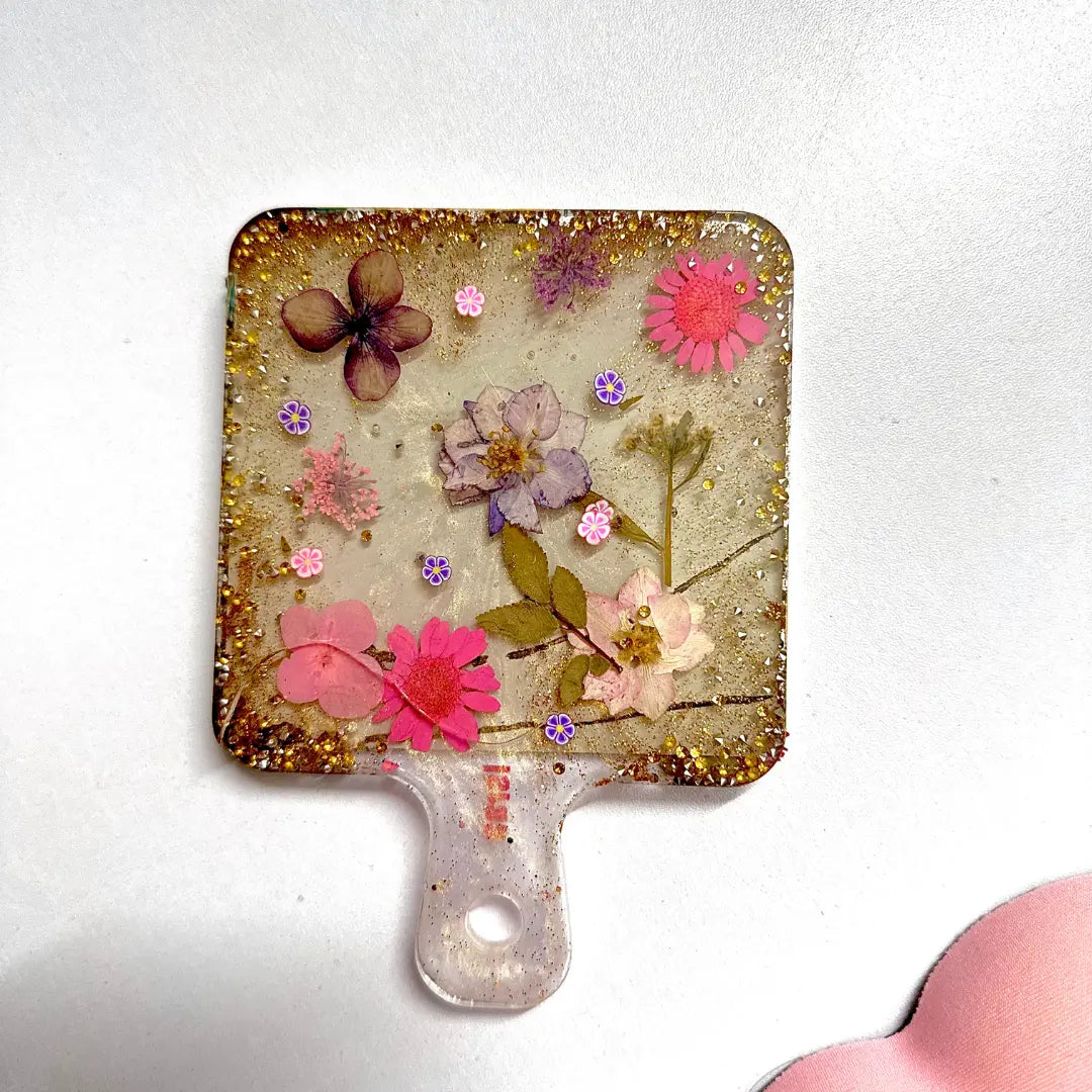 Flower Resin Mirror