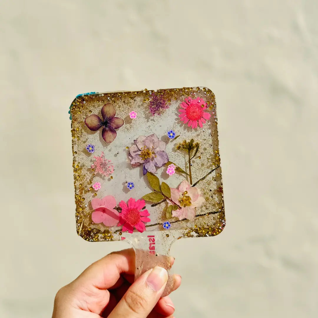 Flower Resin Mirror