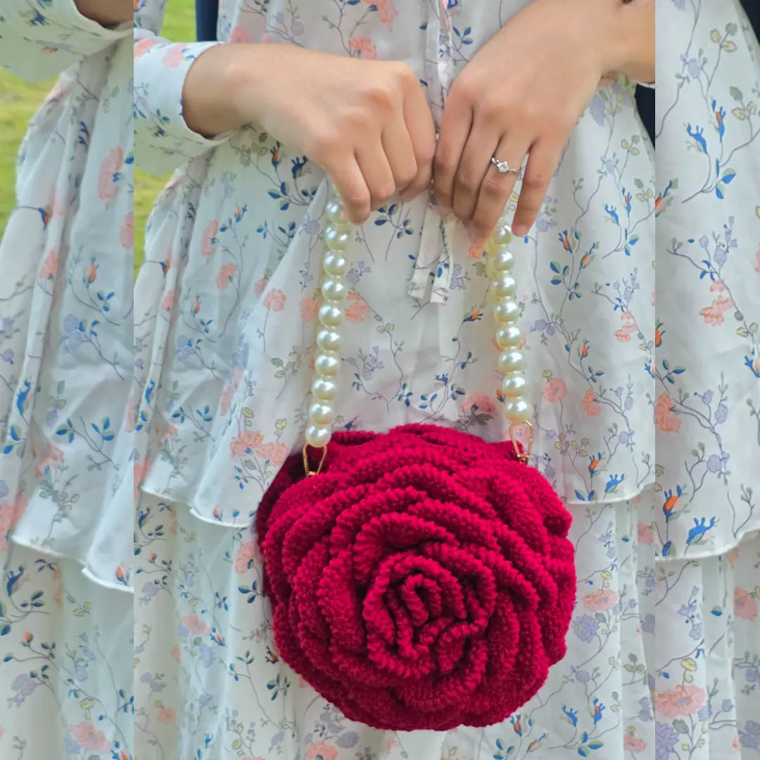 Mega Flower Crochet Bag