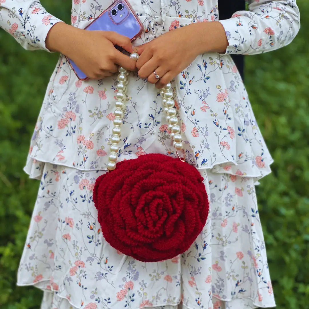 Mega Flower Crochet Bag