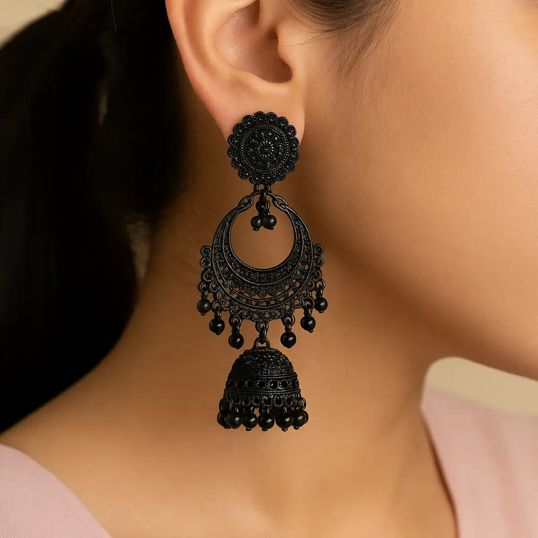 Chaand Baliyan- Black