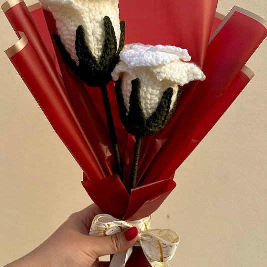 Pure Love Crochet Flower Set 🤍🎀