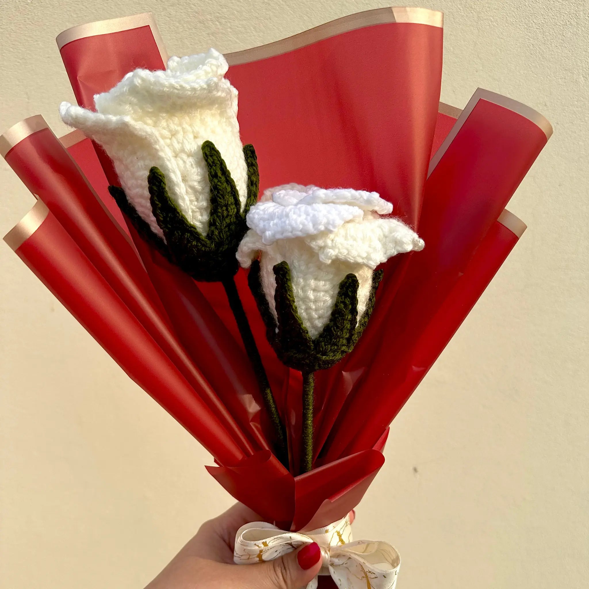 Pure Love Crochet Flower Set 🤍🎀