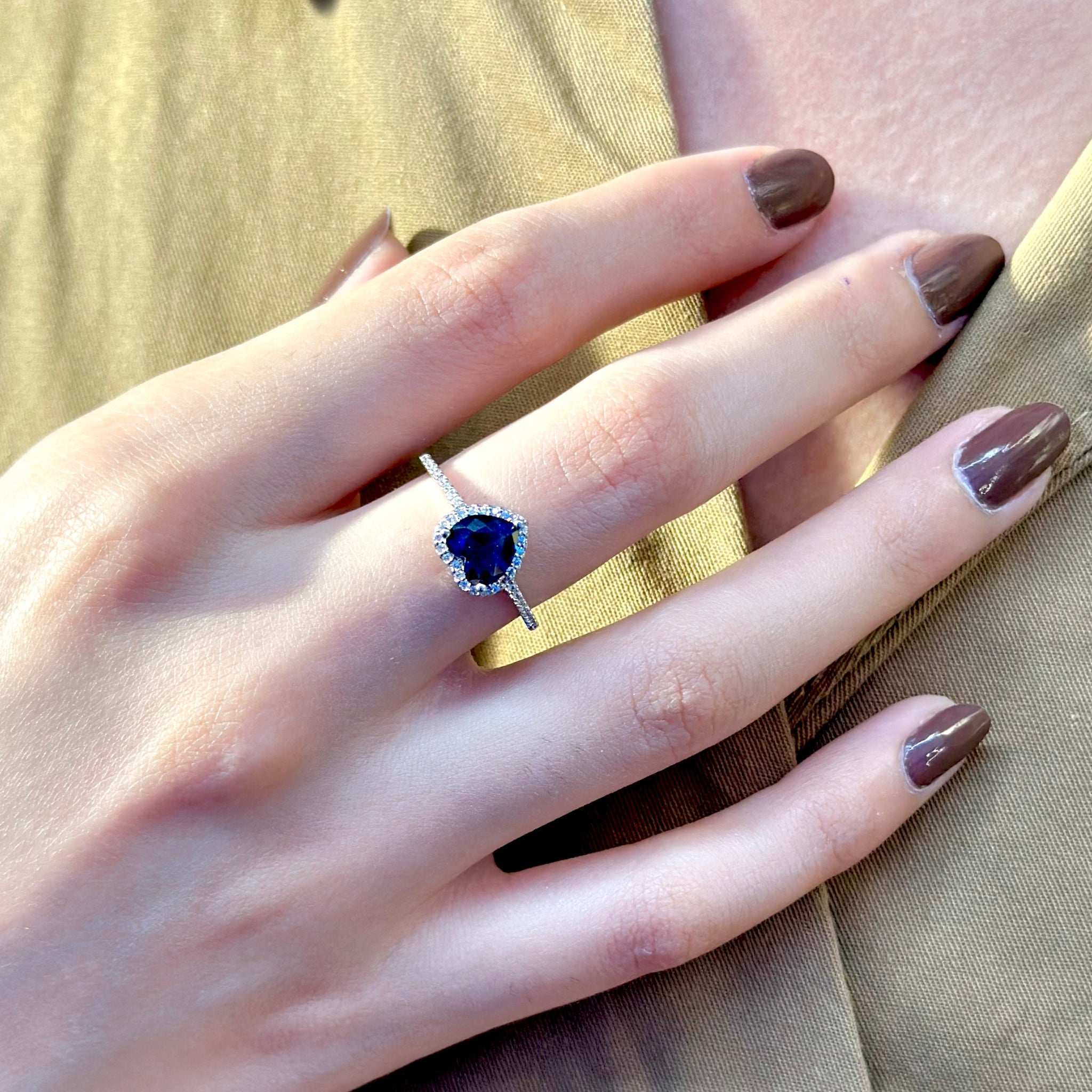 Royal Blue Love - 925 Silver Ring
