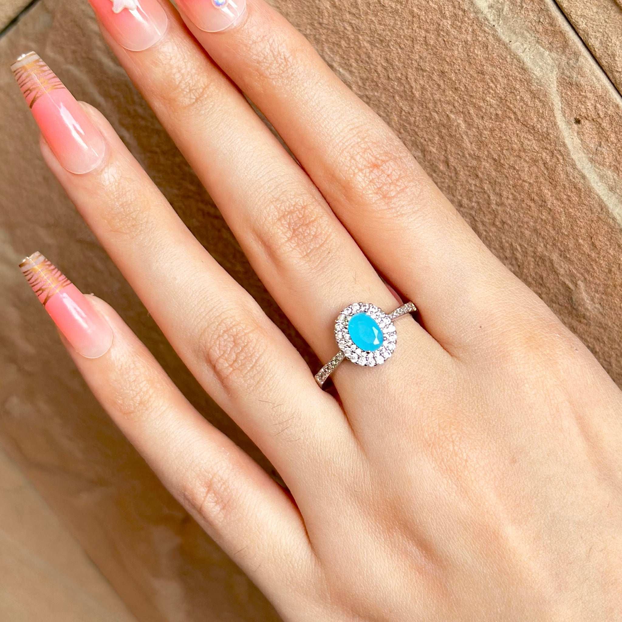 Snow White Sterling Silver Ring