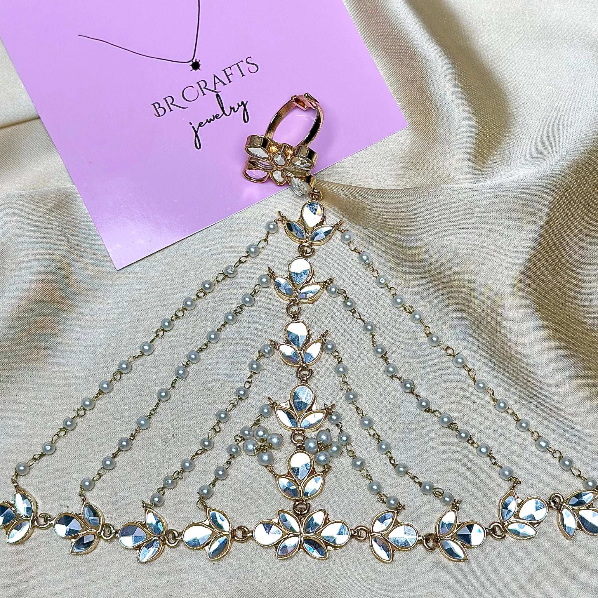 Elegant Kundan Aangla - BR CRAFTS