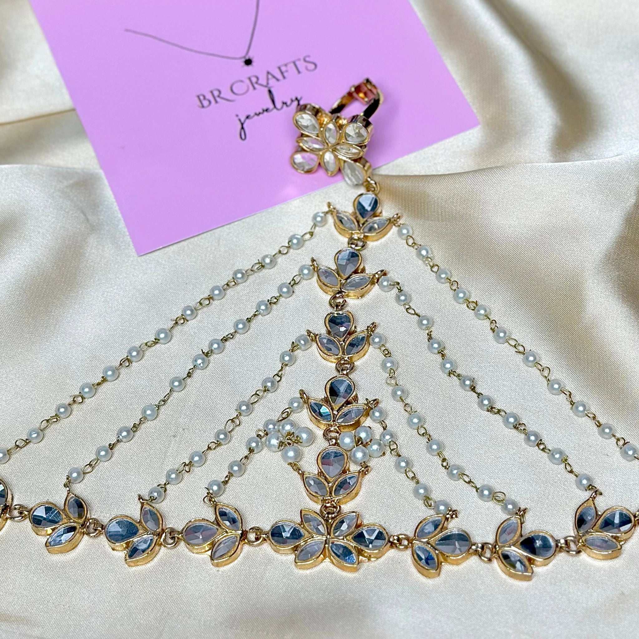 Elegant Kundan Aangla - BR CRAFTS