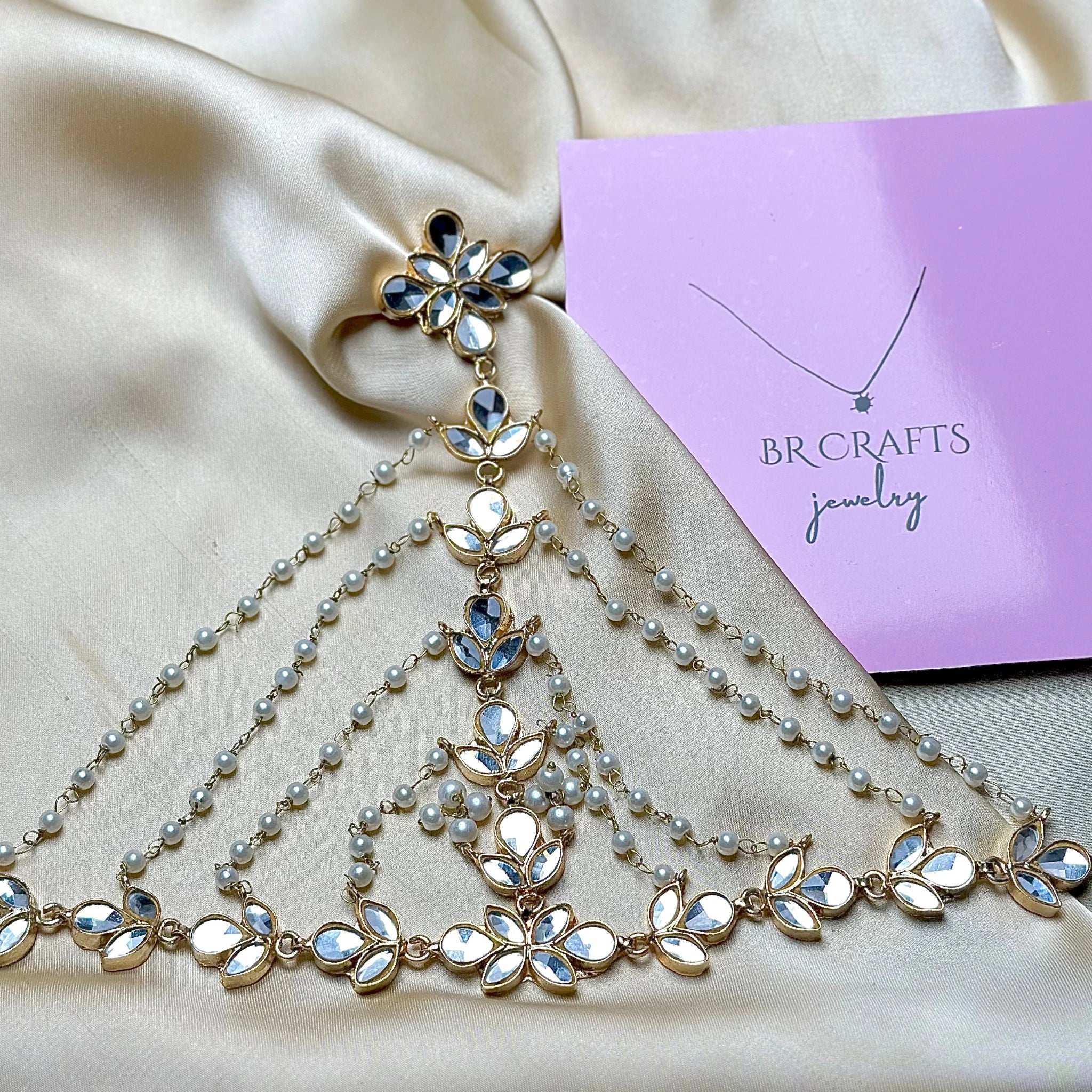 Elegant Kundan Aangla - BR CRAFTS