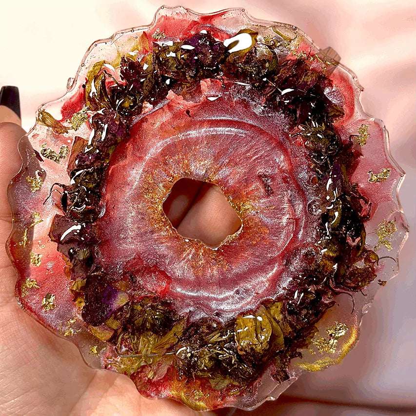 Gajra Coaster - Floral Preservation (5 inch)