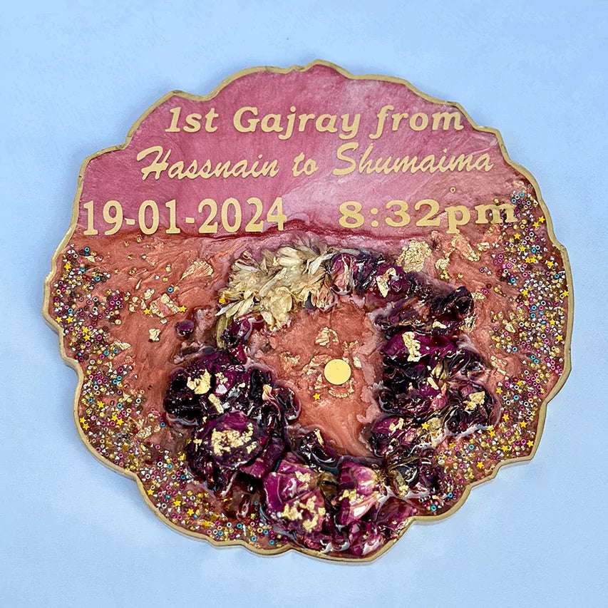 Gajra Preservation - Floral Keepsake- 8 inch
