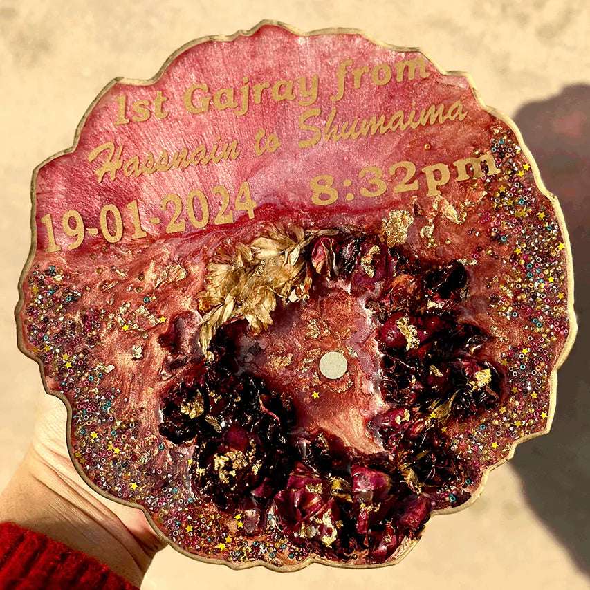 Gajra Preservation - Floral Keepsake- 8 inch