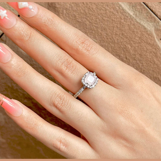 Ivory Sparkle - 925 Silver Ring - BR CRAFTS