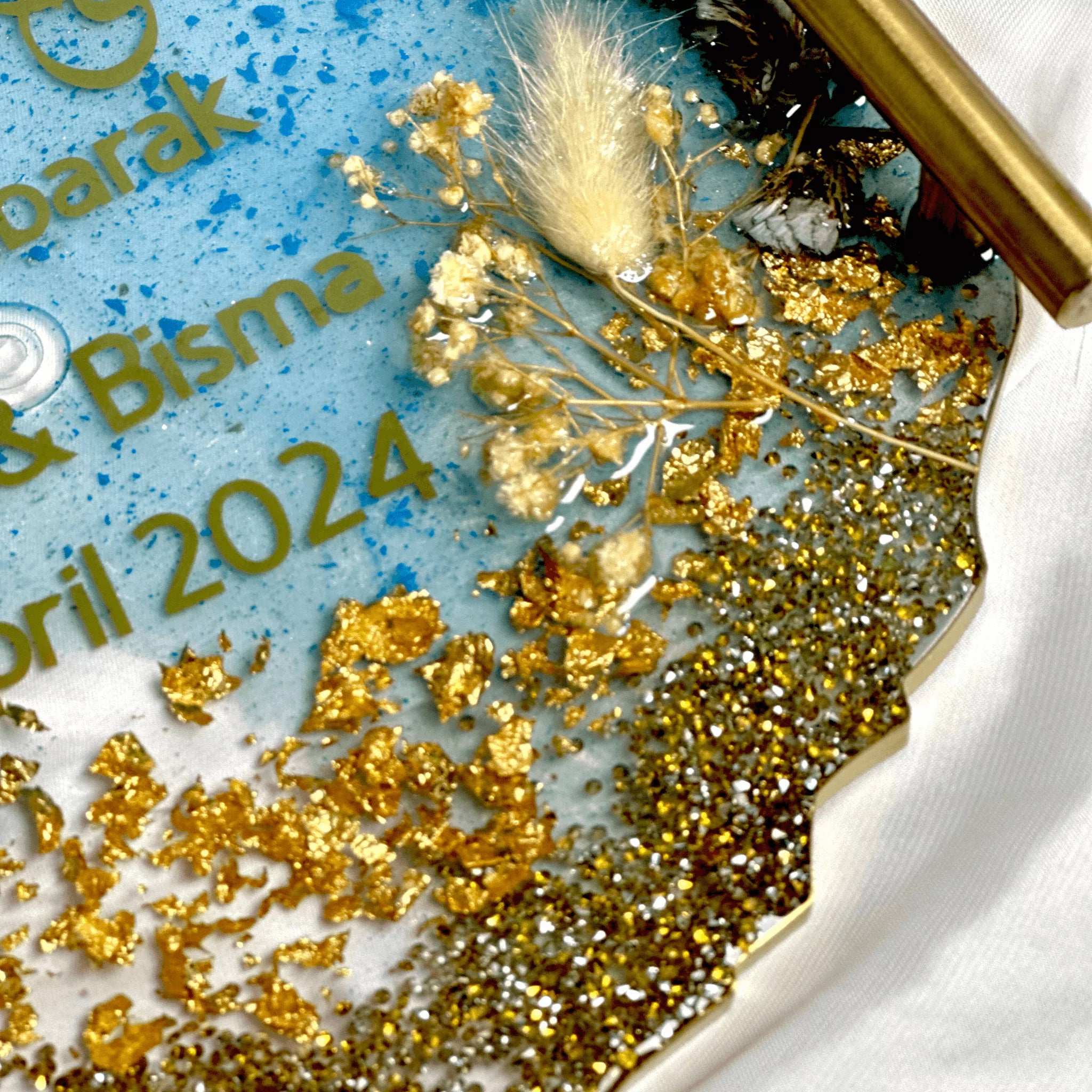 Nikah Resin Tray (10 inch) - BR CRAFTS