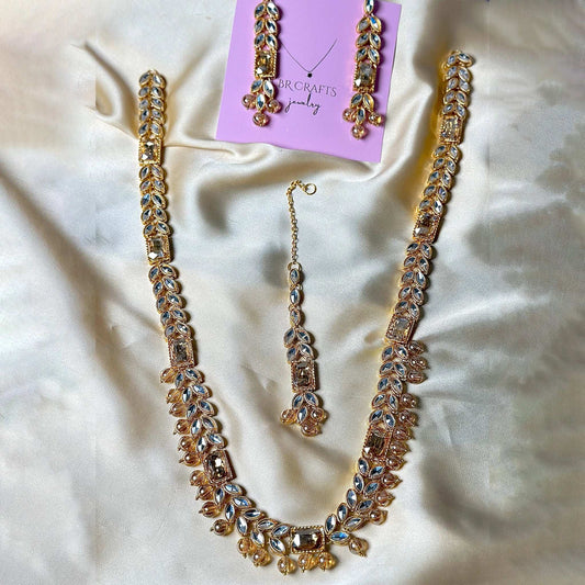 Pearl Dream Jewelry Set (Golden) - BR CRAFTS