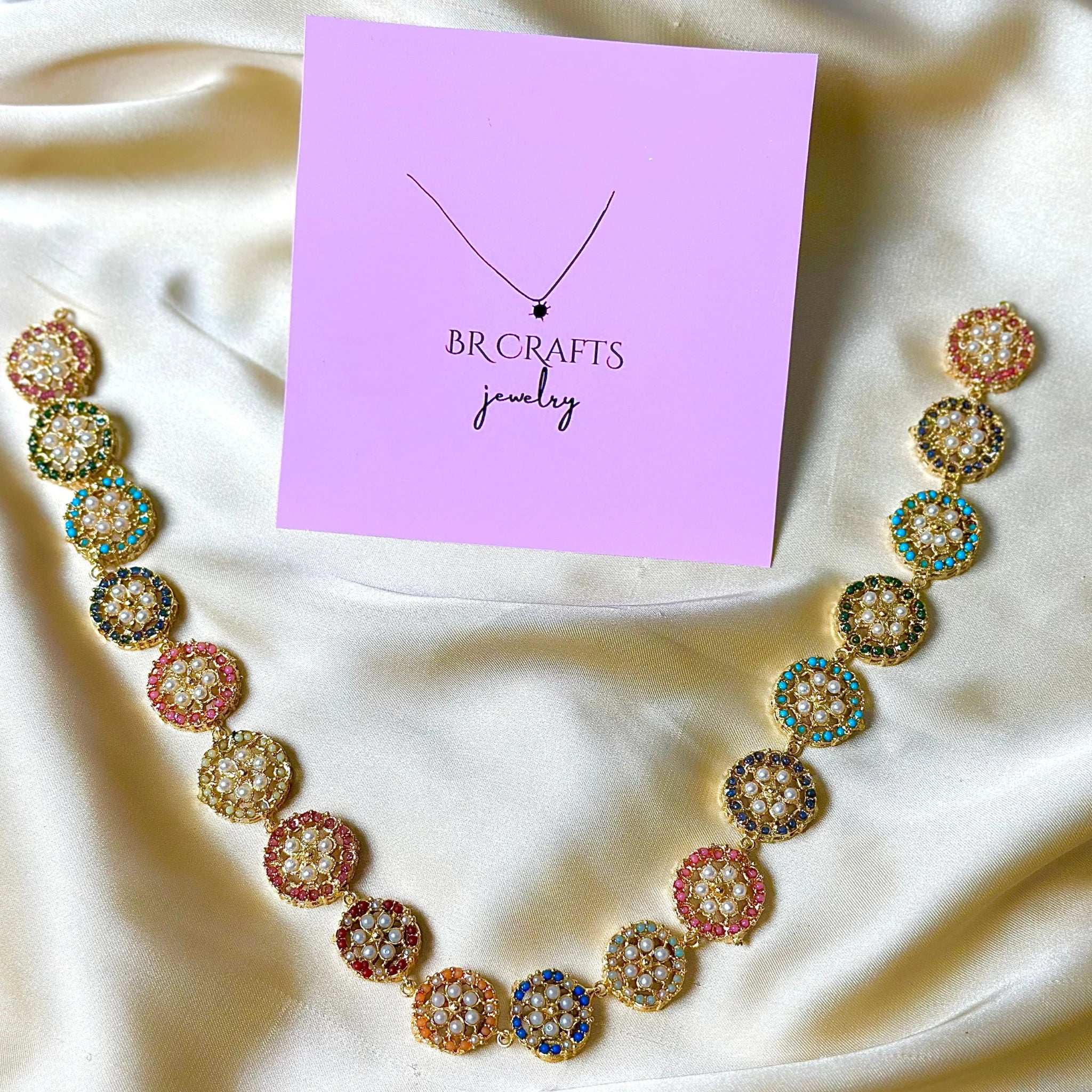 Rangreza Kundan Necklace - BR CRAFTS