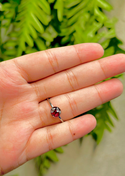 Silver Resin Ring