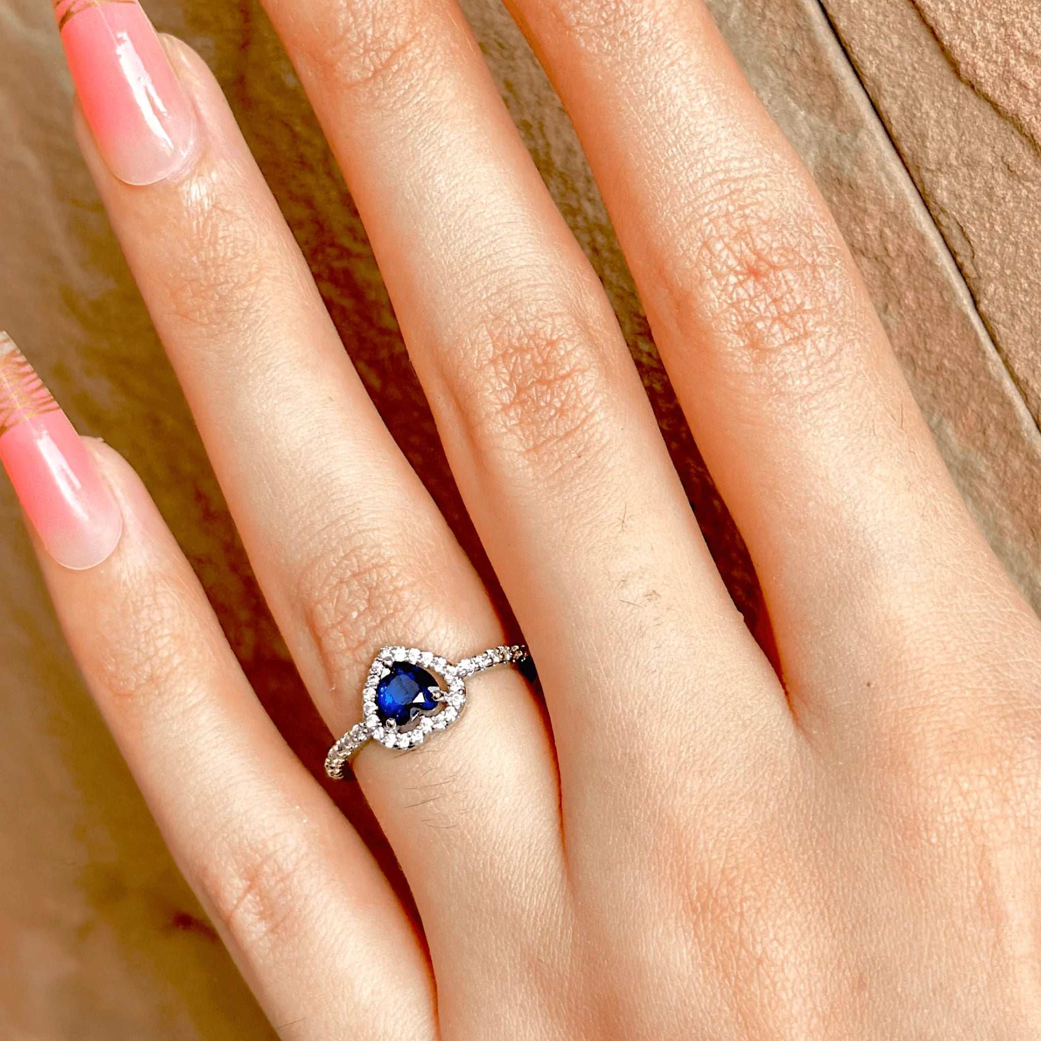 Royal Blue Love - 925 Silver Ring